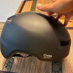 美品 OGK KABUTO 自転車ヘルメット CANVAS-CROSS（マットブラック／M-Lサイズ）の画像