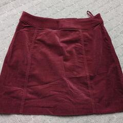 UNIQLO コーデュロイフロントボタンミニスカート XLサイズの画像