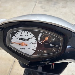 スズキ アドレスV125g k6シルバー 実働！配送可能！　リアケース付きの画像