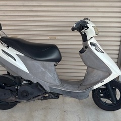 スズキ　アドレスv125g 白　k7 自賠責令和8年9月まで！　実働　即乗り可能の画像