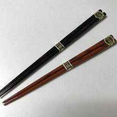 夫婦箸と箸箱の画像