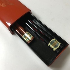 夫婦箸と箸箱の画像
