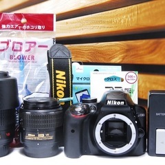 ニコン Nikon D3300 デジタル一眼レフ カメラ　スマホ転送 ダブルの画像