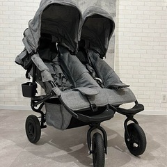 【美品】エアバギー　ココダブル　EX フロムバース　アースグレー 付属品多数の画像