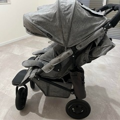 【美品】エアバギー　ココダブル　EX フロムバース　アースグレー 付属品多数の画像