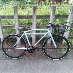 ★お届け可!!★ FUN "whitch way" 700C前後 ノーパンクタイヤ ピストバイク の画像