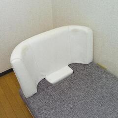 1人掛けソファ★ホワイトの画像