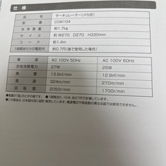 サーキュレーターの画像