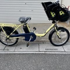 試乗🉑新車仕上げ⭐️中古子供乗せ電動自転車 ヤマハPASキス ブリヂストンアンジェリーノの画像