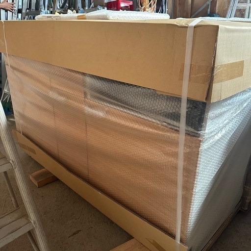 【新品未使用】タカラスタンダード木製キッチン　150cm