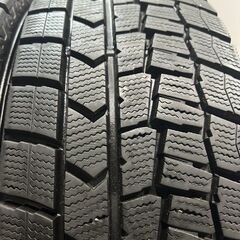 DUNLOP WINTERMAXX WM02 205/60R16 16インチ スタッドレス 4本 24年製 バリ溝 ノア ヴォクシー ステップワゴン ビアンテ等　(KTK585)クレジットカード QRコード決済可能の画像