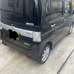 L375S タントカスタム　カスタムX 後期　黒　修復無し　ノーマル車の画像