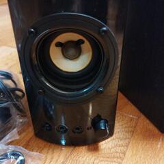木のスピーカー　エレコム　MS-130BKの画像