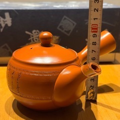 常滑焼 急須 深むし用 彫文字 西山 茶器の画像