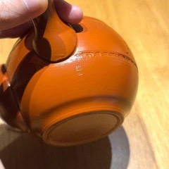 常滑焼 急須 深むし用 彫文字 西山 茶器の画像