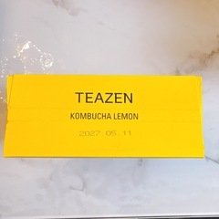 新品　TEAZEN　コンブチャ　レモン　40袋の画像