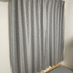 ニトリ遮光2級遮熱カーテン&レース8枚セットの画像