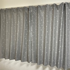 ニトリ遮光2級遮熱カーテン&レース8枚セットの画像