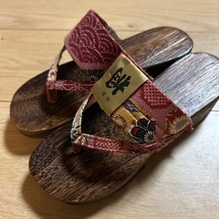 浴衣用下駄ゲタの画像