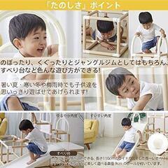 野中製作所 ジャングルジムすべり台 おりたたみロングスロープジムEXの画像