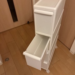 【決定】隙間収納 ラック 引き出し キャスター付き の画像