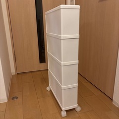 【決定】隙間収納 ラック 引き出し キャスター付き の画像