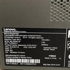Lenovo Win11 9世代i3/RAM8GB/SSD256GBの画像