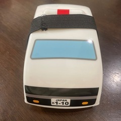 パトカーお弁当箱の画像