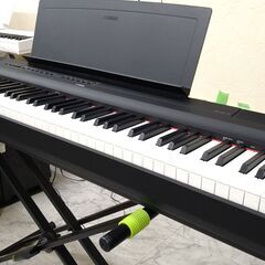 電子ピアノ YAMAHA ヤマハ P-125B(スタンド/ペダル付) 2021製 動作品の画像