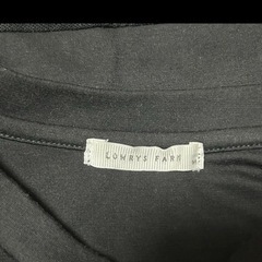ローリーズファーム/Tシャツレースチュニック/M/黒/半袖の画像