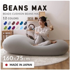 【良品】BEANS MAX ビーズクッションの画像