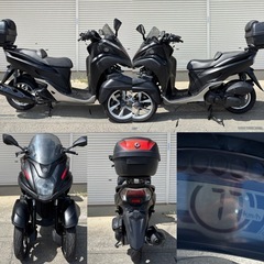 ⭐️トリシティ125⭐️プラグ・グリップ・オイルなど新品交換済みで快調⭐️夜道明るいLEDライト❗️原付二種スクーター⭐️の画像