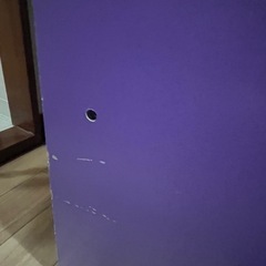紫　白　カラーボックス　の画像