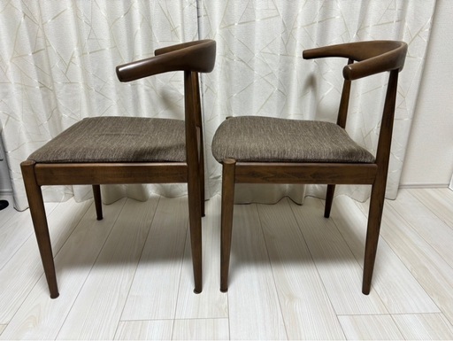 ニトリ　Nコレクション　ダイニングチェア　２脚セット