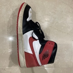 Nike Air Jordan 1 ブラック/レッド/ホワイトの画像
