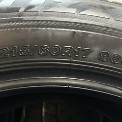BS BRIDGESTONE BLIZZAK VRX3 215/60R17 17インチ スタッドレス 4本 22年製 アルファード ヴェルファイア オデッセイ C-HR等　(MTF127)クレジットカード QRコード決済可能の画像