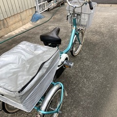 新品バッテリー(定価39600)比較的綺麗三輪電動アシスト自転車YAMAHA PAS8.9Ahの画像