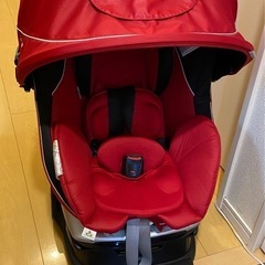 Combi コンビ　回転式　ラクティアターン チャイルドシート 新生児 サンシェード付きの画像