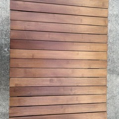 Hilander(ハイランダー) バンブーロールトップテーブル   60 ダークブラウン HCT-014 キャンプ　アウトドア　折り畳みテーブル　の画像