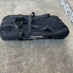 Hilander(ハイランダー) バンブーロールトップテーブル   60 ダークブラウン HCT-014 キャンプ　アウトドア　折り畳みテーブル　の画像