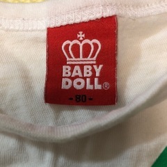 ベビードール BABYDOLL 半袖 80の画像