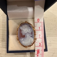 カメオリング　指輪　K18 12.5ｇ　希少 12号の画像