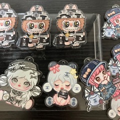 29🐰LABUBUラブブと他。アクリルパーツ1つ¥40の画像