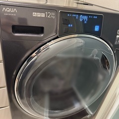 アクア ドラム式洗濯乾燥機 AQW-DX12Nの画像
