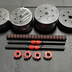 筋トレグッズセット　ダンベル  バーベルの画像