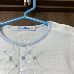 【ファミリア】長袖Tシャツ　80cmの画像