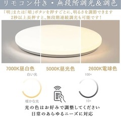 新品　シーリングライトの画像