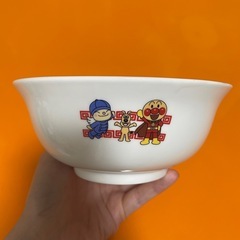 アンパンマン　ラーメンどんぶり　レンゲの画像