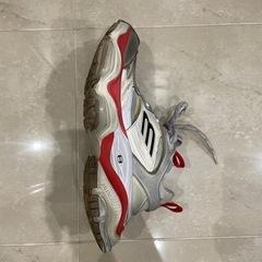BALENCIAGA グレー/レッド スニーカーの画像