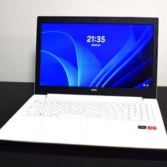 NECハイクラスCPU Ryzen7最新Windows11メモリ8GB高速SSD240GBWifi接続可能カメラ内蔵の画像